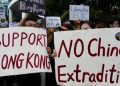 En Hong Kong, protestan ante consulados en vísperas del G20