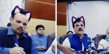 Olvidó quitar el filtro y políticos aparecieron en transmisión con orejas de gato