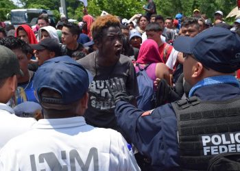 Migrantes denunciaron maltratos en albergue de Tapachula