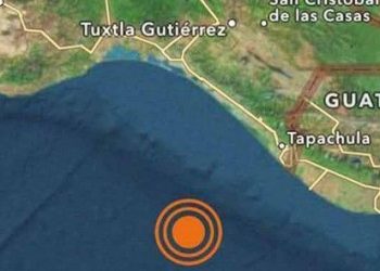 Se registró sismo de 5.6 grados en Chiapas