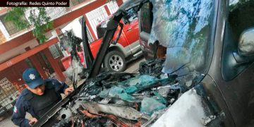 Auto de activista fue incendiado frente a su casa en Nuevo León