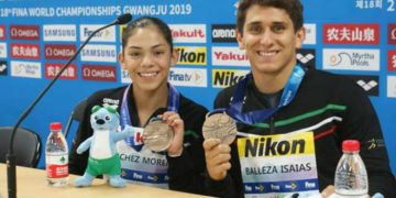 Clavadistas se clavan en la historia y logran primer medalla para México en Gwangju 2019