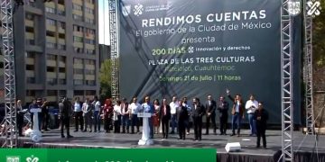 Rinde Sheinbaum informe a 200 días de Gobierno en CDMX