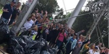 Realizan limpieza y reforestación de la planta potabilizadora ‘Los filtros’