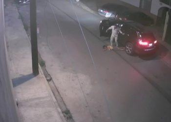 #VIDEO Es detenido sujeto que golpeó y dejo inconsciente a su expareja en Saltillo