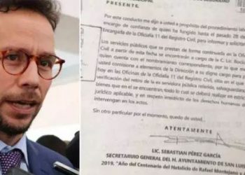 ¡Vaya, vaya! Resulta que  Sebastián Pérez dio la orden de desalojo de Teresa Carrizales