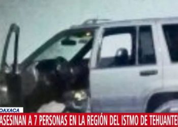 Balacera en Oaxaca mueren seis hombres y una mujer