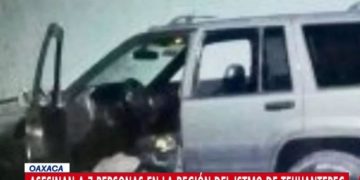 Balacera en Oaxaca mueren seis hombres y una mujer
