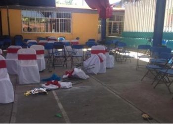 Mueren 4 personas en balacera durante una ceremonia de una primaria