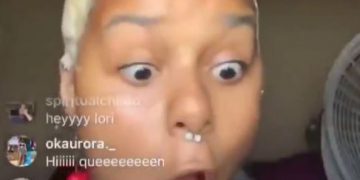 Se decolora el cabello en transmisión en vivo y se queda calva
