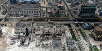 15 muertos en la explosión de una planta de gas en China