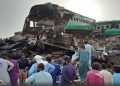 Gran colisión de trenes en Pakistán; hay 20 muertos y 80 heridos