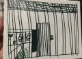 Niños migrantes dibujan su encierro en los centros de detención