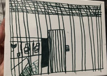 Niños migrantes dibujan su encierro en los centros de detención
