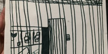 Niños migrantes dibujan su encierro en los centros de detención