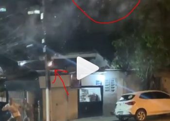 #VIDEO Por no invitarlo a la fiesta, les ataca con un dron
