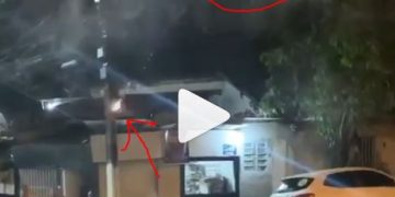 #VIDEO Por no invitarlo a la fiesta, les ataca con un dron