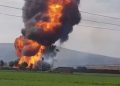 Explotó un ducto de PEMEX en Celaya