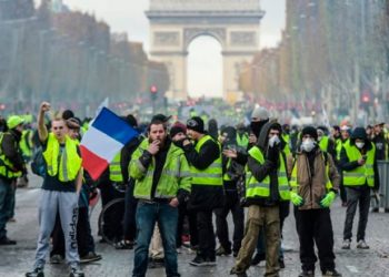 152 activistas de chalecos amarillos”son detenidos durante fiesta nacional francesa