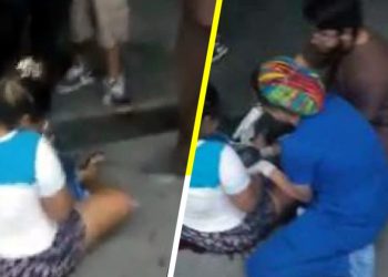 Mujer da a luz afuera de un hospital en NL