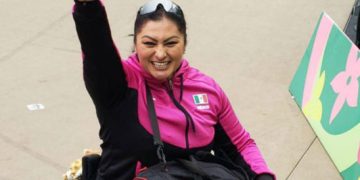 Tetracampeona paralímpica Ángeles Ortiz marca récord