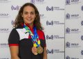 María Mata estudiante de la UASLP participa en natación de los Juegos Panamericanos de Lima, Perú