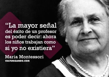 Un día como hoy nace Maria Montessori