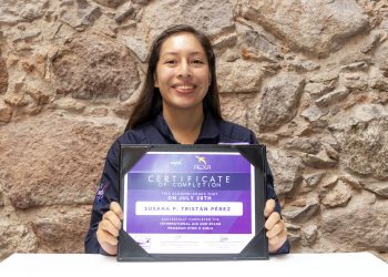 Estudiante de la UASLP reconocida en el Space Camp de la Nasa