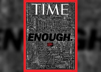 La revista TIME protesta: “Ya basta”, en su portada para  acabar con el terrorismo supremacista blanco
