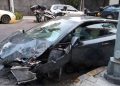 Chocan lamborghini de 6 mdp es abandonado en CDMX