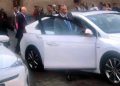 Captan a Meade saliendo de Palacio Nacional, en medio de las acusaciones contra Robles por corrupción