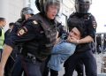 Detienen a más de 600 manifestantes en Moscú