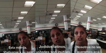 #VIDEOS Mujer grita a empleado de 7-Eleven en Miami“¡Los latinos apestan!”