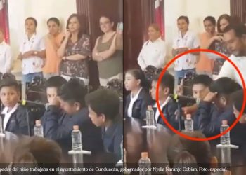 #VIDEO Niño pide al gobernador de Tabasco que le sea devuelto el trabajo a su papá