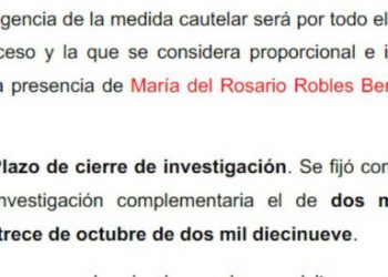 Robles estará en prisión todo el tiempo que dure el juicio: juez