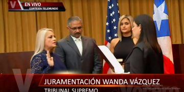 Wanda Vázquez juramenta como gobernadora de Puerto Rico