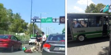 #VIDEO Revocan licencia a microbuseros que golpearon a ciclista en CDMX