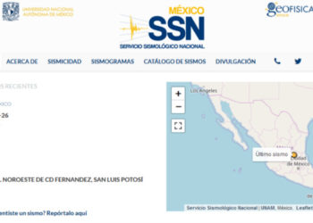 Se registraron tres sismos en la zona media de SLP; no se reportan daños