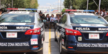 Entregan patrullas para la Zona Industrial