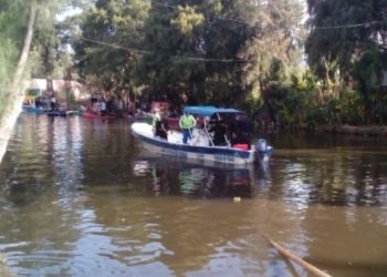 #VIDEO Instante en que joven cae de trajinera en Xochimilco y muere