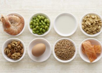Los alimentos con proteínas pueden causar alergias