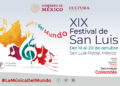 El Festival San Luis se realizará del 10 al 20 de octubre