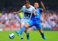 Emocionante partido entre Pumas y Cruz Azul quedó en empate