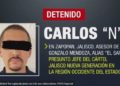 Detienen a “El Chicken”, miembro del CJNG en Zapopan