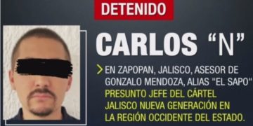 Detienen a “El Chicken”, miembro del CJNG en Zapopan