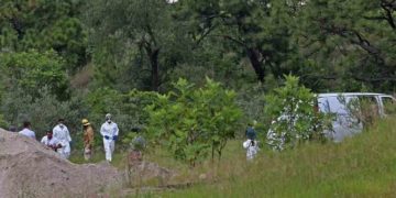 Van 119 bolsas con restos humanos en fosa clandestina de Zapopan