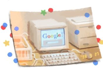 En el 21° aniversario de Google, celebra con un doodle