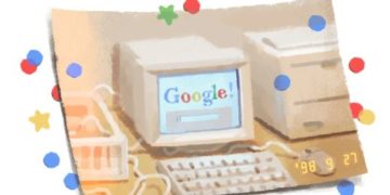 En el 21° aniversario de Google, celebra con un doodle