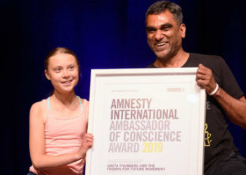 Premio ‘Embajadora de Conciencia’ es otorgado a Greta Thunberg