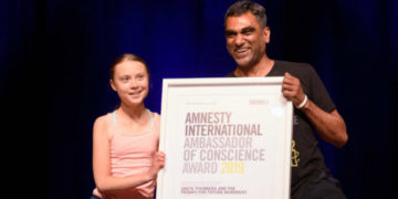 Premio ‘Embajadora de Conciencia’ es otorgado a Greta Thunberg